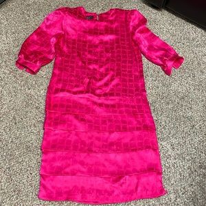 Vintage 90s 100% silk dress